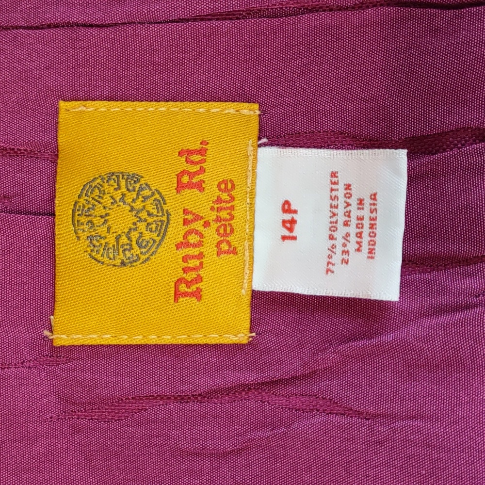 Ruby Rd. Crinkle/Pucker Denim-Style Jacket - Picture 6 of 7